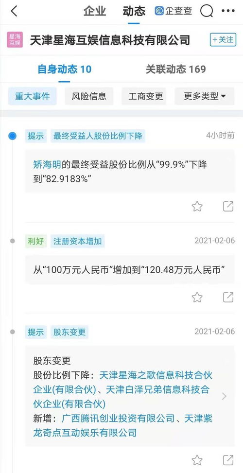 騰訊再布局游戲產(chǎn)業(yè)，關(guān)聯(lián)公司入股星?；始哟a研發(fā)實力